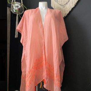 Boho cover up kimono